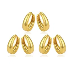 shobhram Unisex Gold Earrings-picture-14
