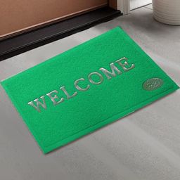 IVAZA Turquoise Blue Printed Anti-Skid Doormat-picture-34