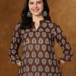 HERE&NOW Women Floral Printed Cotton Top-picture-17