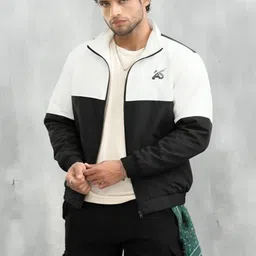 R.Code by The Roadster Life Co. Men Colourblocked Lightweight Sporty Jacket-picture-20