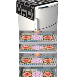 Dakshya Industries Fridge Top Cover and Fridge Mat Combo Set of 5-picture-10