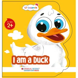 oswaal books Oswaal Lil Legends Shaped Board Books: Farm Animals: Duck - English-picture-35