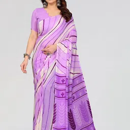 Moda Rapido Striped Poly Georgette Saree-picture-36