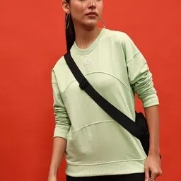 DressBerry Jest-In Style Embroidered Detail Drop-Shoulder Sleeves Sweatshirt-image-9