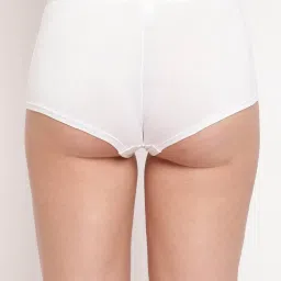 BASIICS by La Intimo White Boyshorts Panty (Pack Of 3) image 2