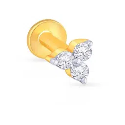 Malabar Gold and Diamonds 18 kt Gold & Diamond Nosepin-picture-46