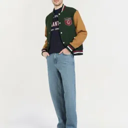 GANT Navy Blue Graphic Regular Fit T-Shirt image 4