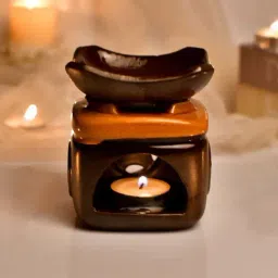 Tayhaa Brown Ceramic Serenity Scented Oil Diffuser image 2