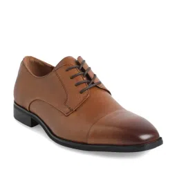 Aldo Men's Cognac Derby Shoes image 2