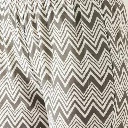 The Kaftan Company White & Grey Printed Kurta With Pyjamas image 5