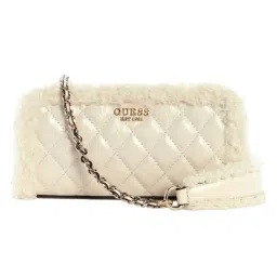 Guess Bone Cristi Quilted Mini Cross Body Bag-image-80
