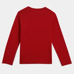 Tommy Hilfiger Red Cotton Regular Fit Printed T-Shirt image 2