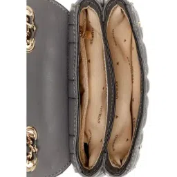 Guess Slate Edita Quilted Mini Cross Body Bag image 4