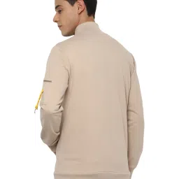 Forever 21 Beige Cotton Regular Fit Jacket image 2