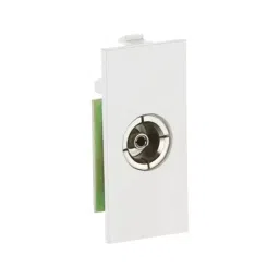 Golek Accura TV Socket Outlet 1 Modular, 6015 (Pack of 20) image 1