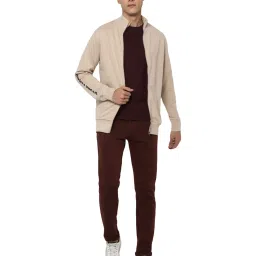 Forever 21 Beige Cotton Regular Fit Jacket image 5