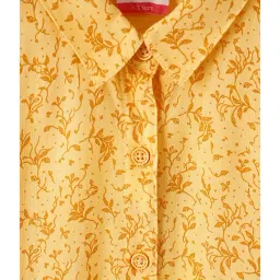 Ed-a-Mamma Kids Yellow Printed Jumpsuit image 3