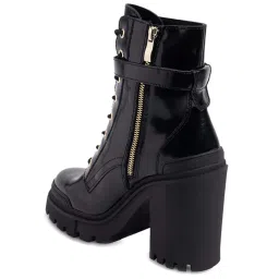 Aldo Women's Black Derby Boots image 5