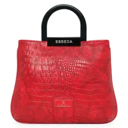 Esbeda Red Animal Effect Medium Satchel-image-19