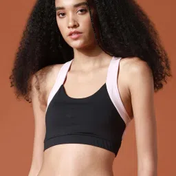 Only Black Round Neck Sports Bra image 1