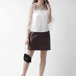 MISH White Embellished Box Top image 4