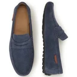 Guess Men's Blue Casual Loafers image 2