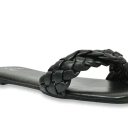 Jove Women's Black Casual Sandals image 4