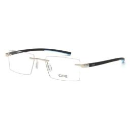IDEE Silver Rectangular Eye Frames for Men-picture-17