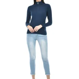 NUMERO UNO Navy Regular Fit Sweater image 4