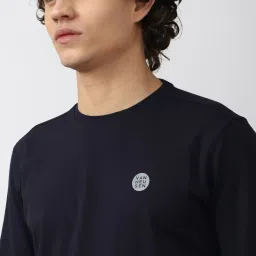 Van Heusen Flex Navy Blue Regular Fit Sweatshirt image 4