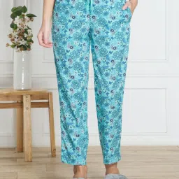 Van Heusen Blue Printed Pyjamas image 1