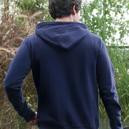 Campus Sutra Men Hooded Long Sleeves Sweatshirt image 2