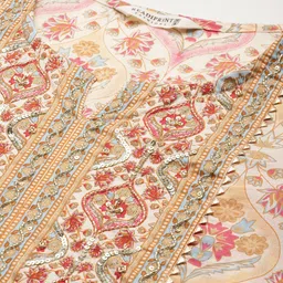 Readiprint Fashions Ethnic Motifs Printed Beads & Stones Pure Cotton Kurta Set image 2