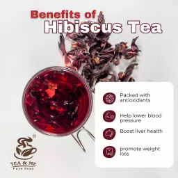 TEA & ME Hibiscus Tea Vegetarian 50 g, TMHT1 image 2