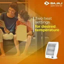 Bajaj 800 W White Heat Convector Room Heater 260028 image 3