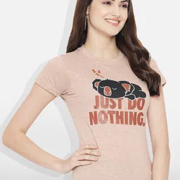 Fabflee Pack Of 2 Printed Cotton T-shirt image 3