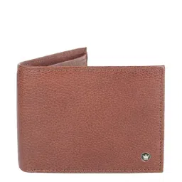 Louis Philippe Brown Leather Casual Bi-Fold Wallet for Men image 4