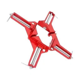TileMaster Adjustable Corner Clamp Set 90° 3 mm Throat Depth 7.5 cm Clamping Iron Red, TM-32 (Set of 2)-image-36