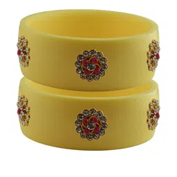Vidhya Kangan Women Beige Bangle-picture-17