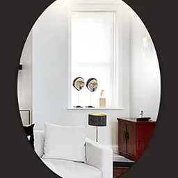 ARYAANSH Lightweight & Durable Oval Wall Mirror-picture-52