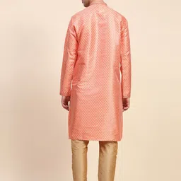 Moda Rapido Ethnic Motifs Woven Design Straight Kurta With Pyjama image 4