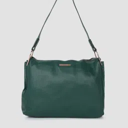 Caprese Forest Green Leather Hobo Bag image 1