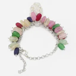Dugran By Dugristyle Multicolor Bracelet with Pearls & Natural Stones image 4