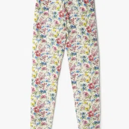GAP Girls Multi Cotton Floral Leggings image 2