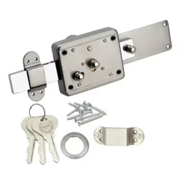 Harrison Godown Lock Iron For Main Door 37x26 mm, Khatka 6T 0295 image 4