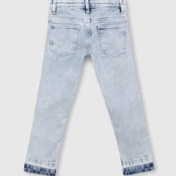 United Colors of Benetton Kids Blue Washed Jeans image 2