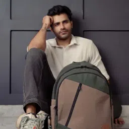 Mona B 15 Brown Large Backpack-image-2