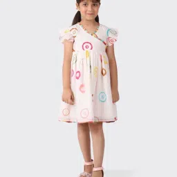 Fabindia Kids White Cotton Printed Shirt-picture-38