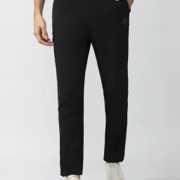Van Heusen Flex Black Slim Fit Trackpants image 1