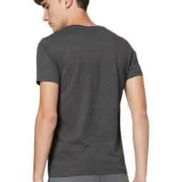 KAPPA Dark Grey Regular Fit Sports T-Shirt image 2
